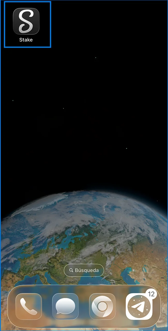 Use la app de Stake en su iPhone ahora.
