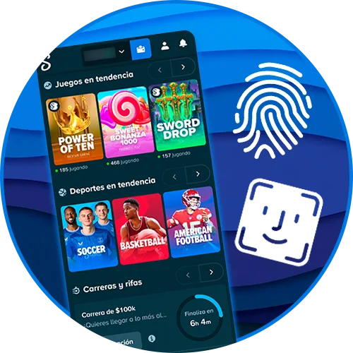 Use el login biométrico en Stake ahora.