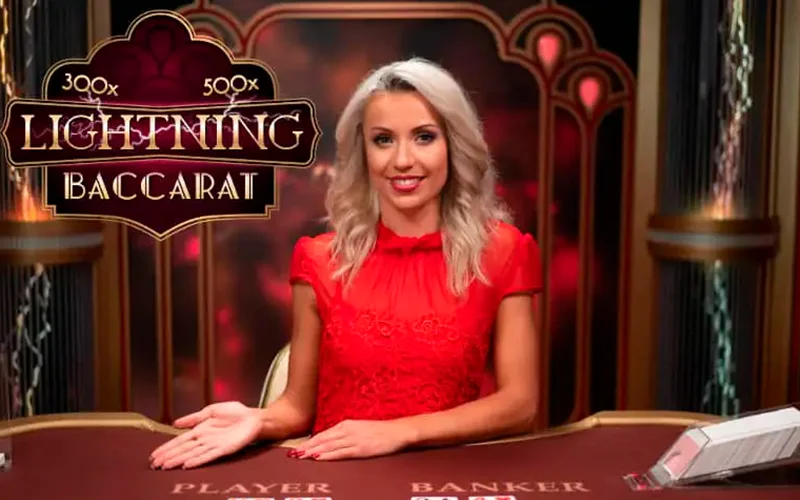 Juegue Lightning Baccarat en Stake hoy.