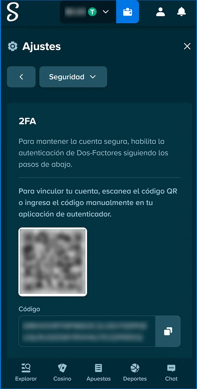 Configure la seguridad de su cuenta en Stake ahora.